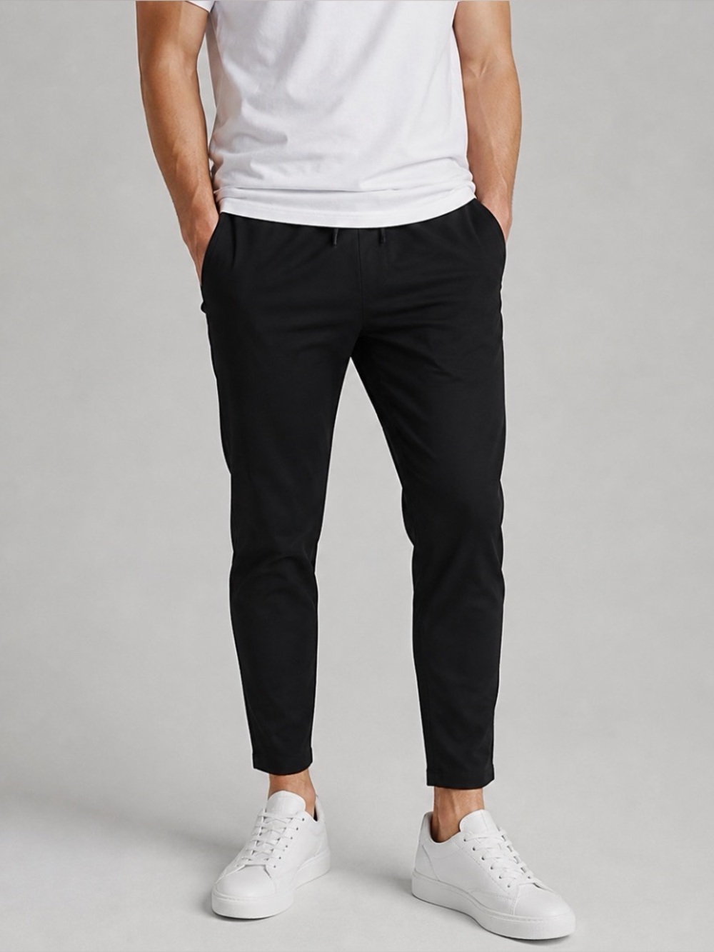 Abercrombie & Fitch Traveler Pants Black Skinny Taper Stretch Men’s Small NWT